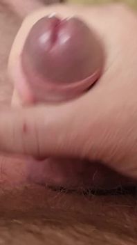 Daddy Lies Down and Jerks His Cock Until He Orgasms Loves to Play with His Cock While I Watch.