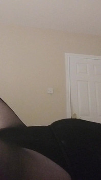 Floppy-clit Sissy Rides Her Toy & Cums in Leotard & Tights