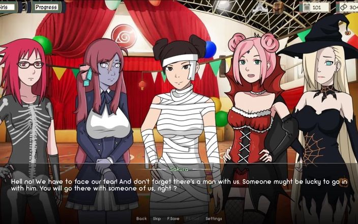 LoveSkySan69Real: Naruto - Pelatih Kunoichi [v0.13] bagian 43 Halloween! oleh Loveskysan69