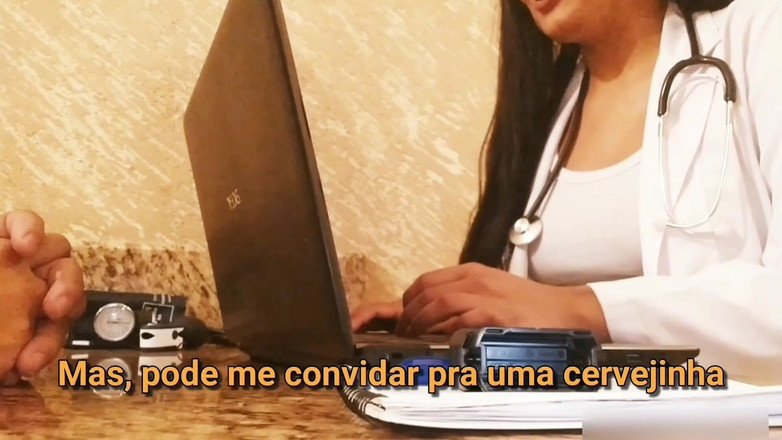 Julia Carioca: Female Doctor Fucks Patient