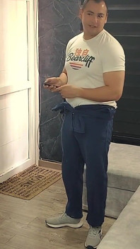 Hot Latina MILF Neighbor Lets the TV Technician Fuck Her in the Living Room and Creampie Her