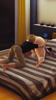 L’empa Effronté. Sa Coloc Lui Lèche Le Cul Pour Qu’il Puisse Jouer À Des Jeux De Console Avec Ses Amis. Emptie41