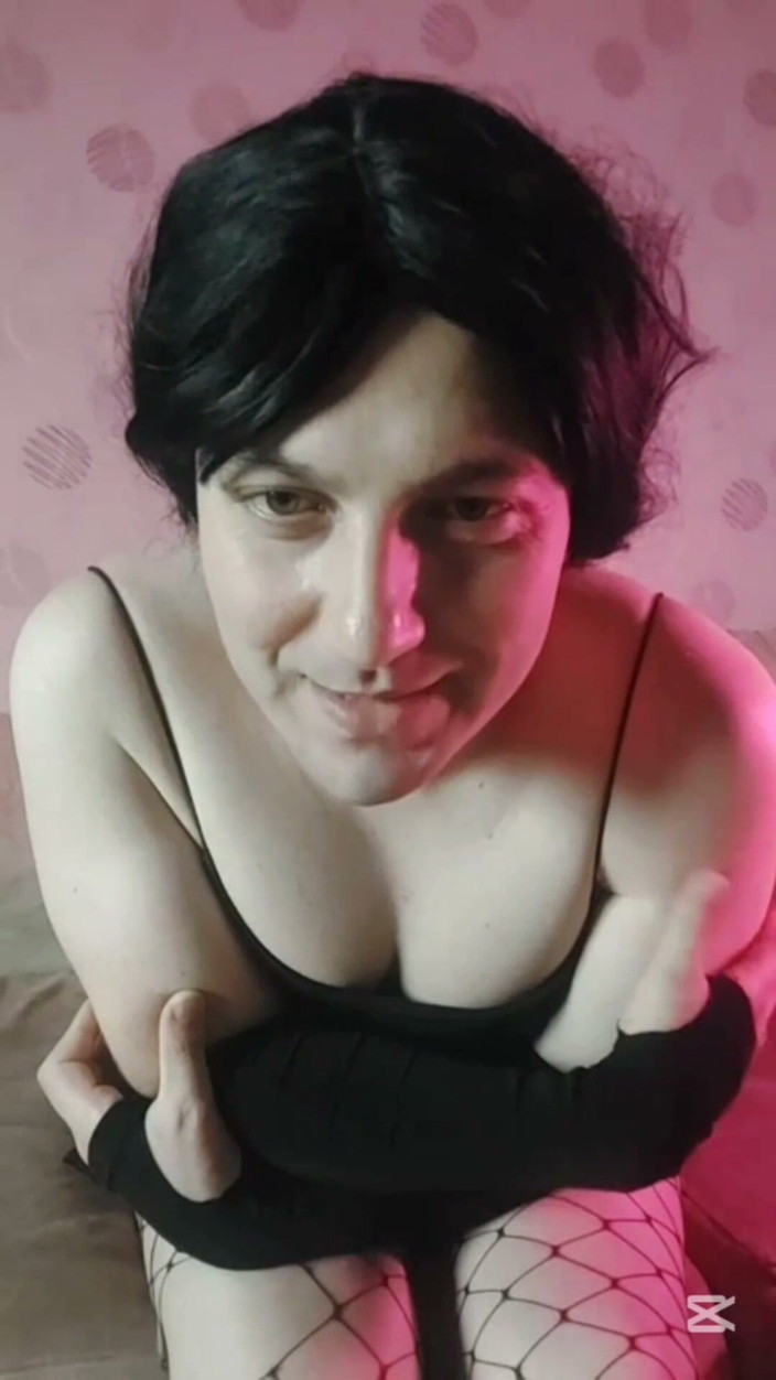 Kitty_Cross: Büyük götlü travesti ile büyük fileler