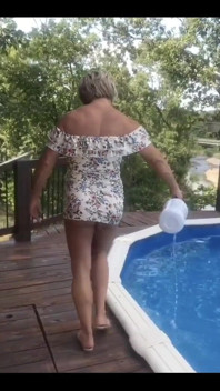 A Little Skit Around the Pool