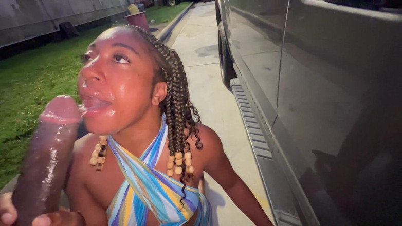 Fijii pornbox: Married Girl Suck My Dick in the Parking Lot Like...