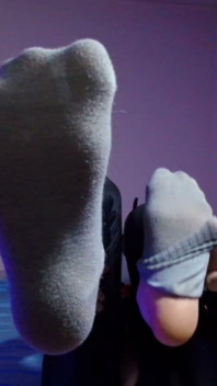 Puppy Keeps Teasing You with His Socks and Bare Paws