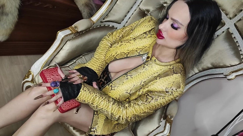 Princess18_: Moje extra dlouhá hadí kůže nehty šukají vaši mysl