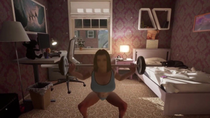 Wraith ward: Sexy Brunette has a Workout day