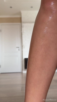 JOI for Oiled Bare Legs and High Heels