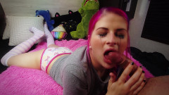 Liddy Tyler: Liddy Tyler merasai pepek awek lain pada zakar teman lelakinya