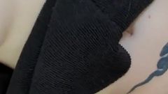 POV Quick Sex with Stepsister Before College