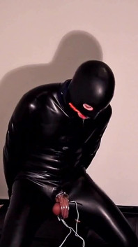 Rubber Slave Electro Torment