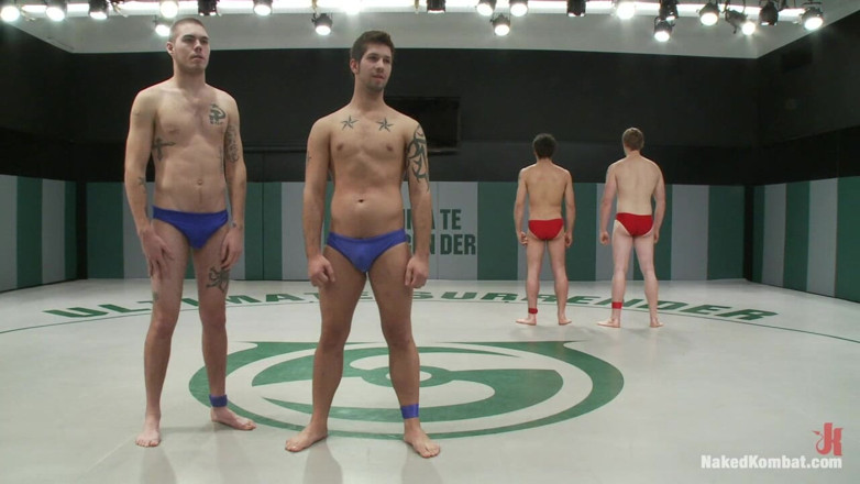 Naked Kombat: Hayden Russo &amp; Jake Austin Vs. Dj &amp; Brandon Bangs the Tag...