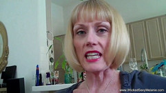 Wicked Sexy Melanie: Busty mature gets jizzed in her mouth