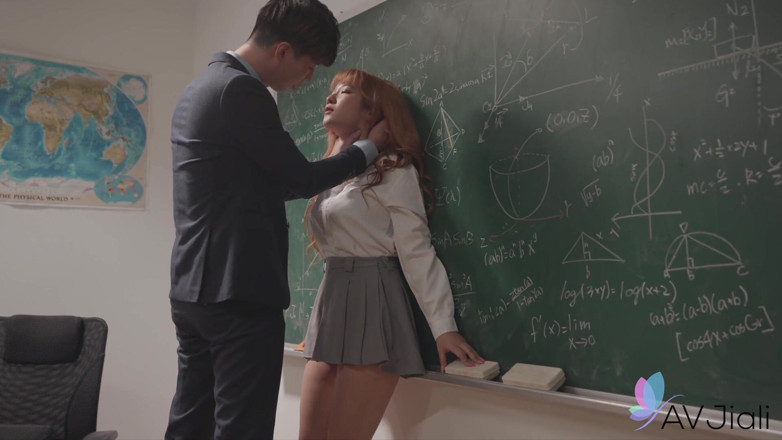 AV Jiali: Slutty Student Jinbaona Gets Ravished by Her Dominant Teacher