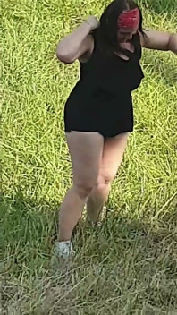 The Biggest Slut in Alsace Shows Her Ass in the Street C in Front of Passers-by