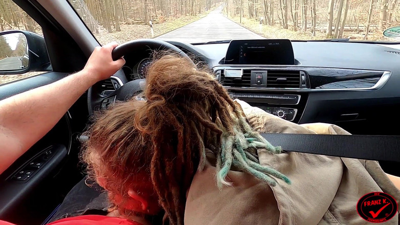 German Fuck Girls: Crass! Hitchhiker ngoài trời đi xa!