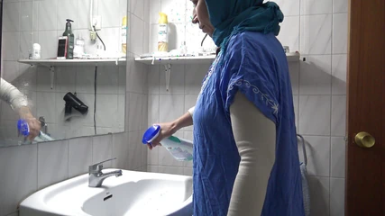 Souzan Halabi: Syrian Refugee Cleaning Maid Lets German Boss Cum Inside Her...