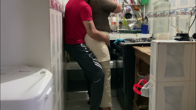 OnlyCasting: Blowjob in the Kitchen My Friend's Wife