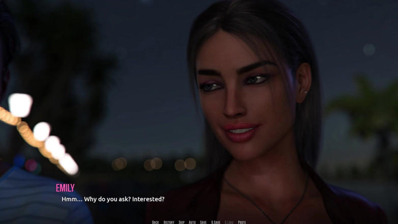 3D Cartoon Porn: Domino Beach 2: Jhons schicksalhafter Nachtspaziergang mit Emily