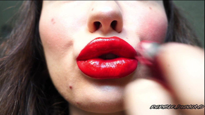 Rarible Diamond: Baiser rouge dé salissant + baiser fétiche avec des crachats