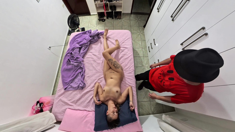 Gabi SweetCouplesStories: Stepfather Enters Stepdaughter's Room and Ejaculates in Her Mouth