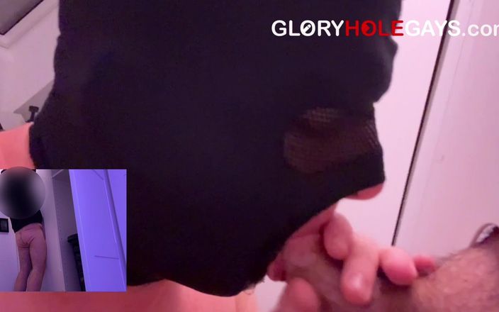 GLORYHOLEGAYS: 22yo Italo Boy Wants His First Sloppy BJ - and Totally...