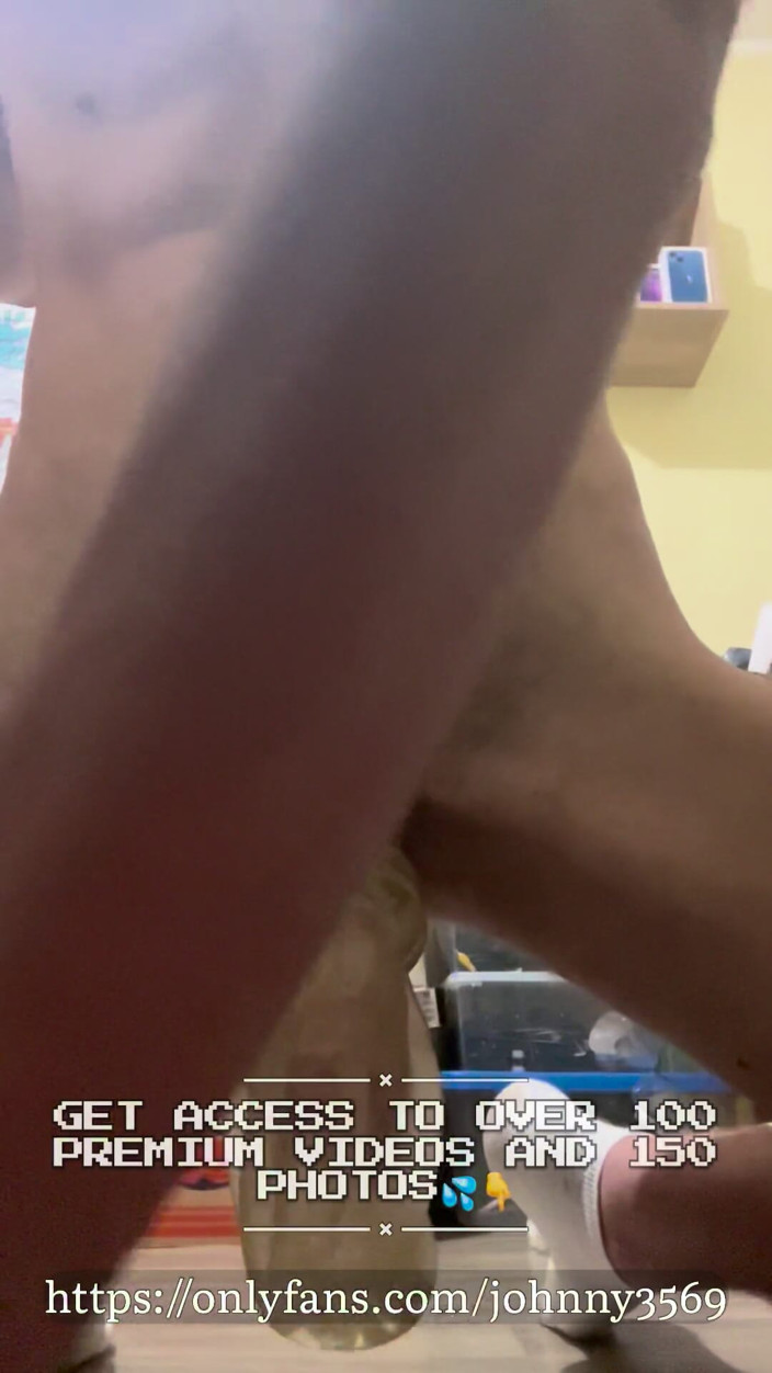 Johnny69227: Fleshlight and Dildo Fucking for 12 Minutes Straight, Wet Horny Boy...