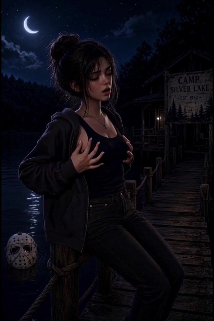 Wertstofsamler: 3D Anime Woman, Summer Vacation at the Lake House Halloween