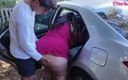 Mommy&#039;s fantasies: Atinge curul - o femeie matură grasă este futută în mașină de...