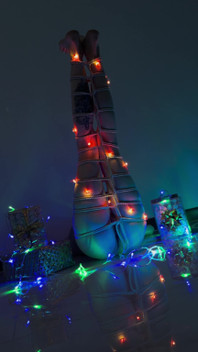 Just Me Pretending to Be Your Christmas Tree P.s. Feet Lovers Might Really Enjoy the Tease