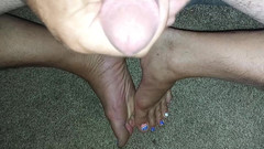 Midsouth Foot Fetish: Honění na gauči při předvádění mých chodidel