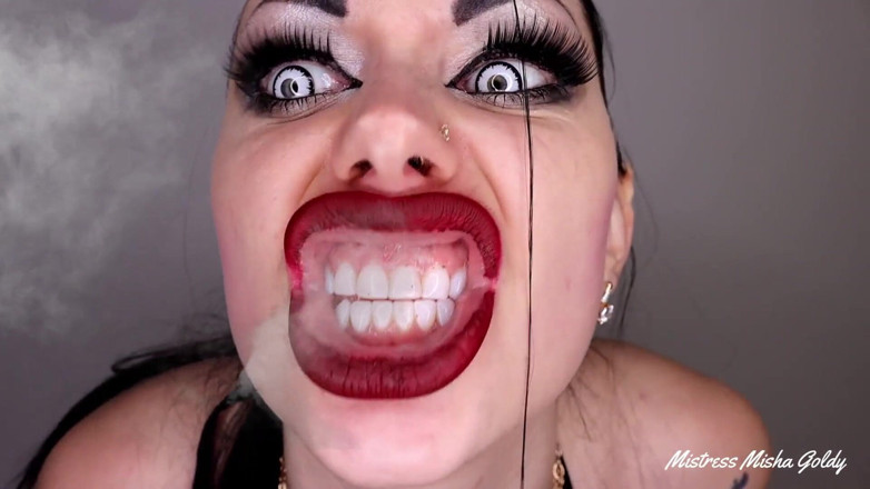 Goddess Misha Goldy: Imposed sissy b-mail from devil