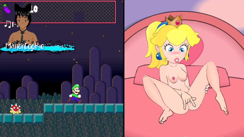 Manor Cookie: La camera di luigi- guarda la principessa peach sditalinarsi la...