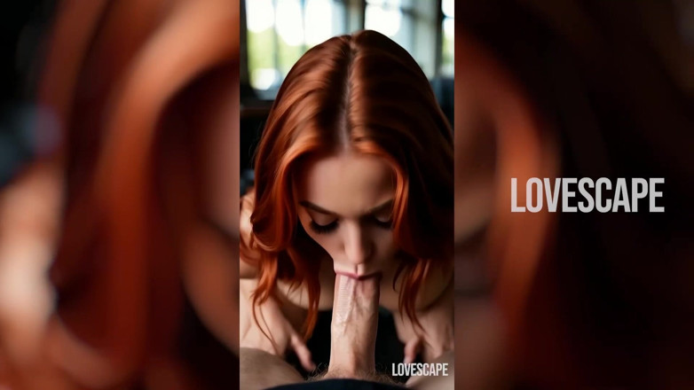 Lovescape: Redhead Babe Risky Outdoor Pounding