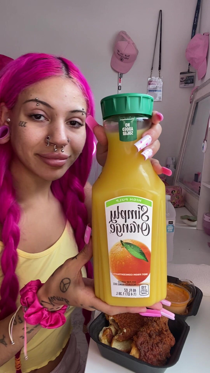 Nali Marie: Spicy Food Mukbang Overeating Facestuffing Petite Girl Eating Hot Food...