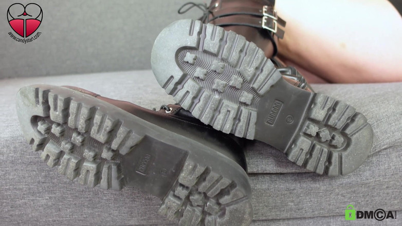 Candystart Videos: JOI polizaj swój bieg z moich podeszw