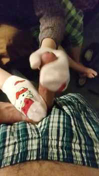 Sexy rosa Hello Kitty Sockjob & Sockjob & Sockjob