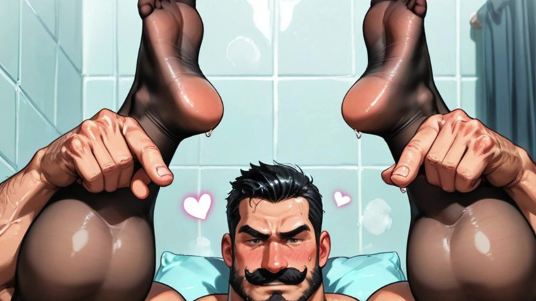 Trans-Men FTM Hentai: Ftm lelaki berpayu dara besar dan hamil menunjukkan pepek gemuk...