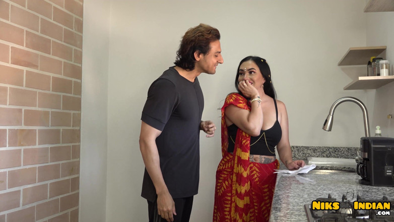 Niks Indian: Shy Big Boobs MILF Bhabhi Fucked Hard by Devar