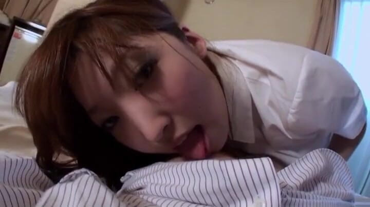 Time To Jerk Off: Cute Japanese teen creampied in hairy pussy