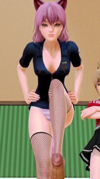 Một đêm với hai con mèo | Hentai 3D
