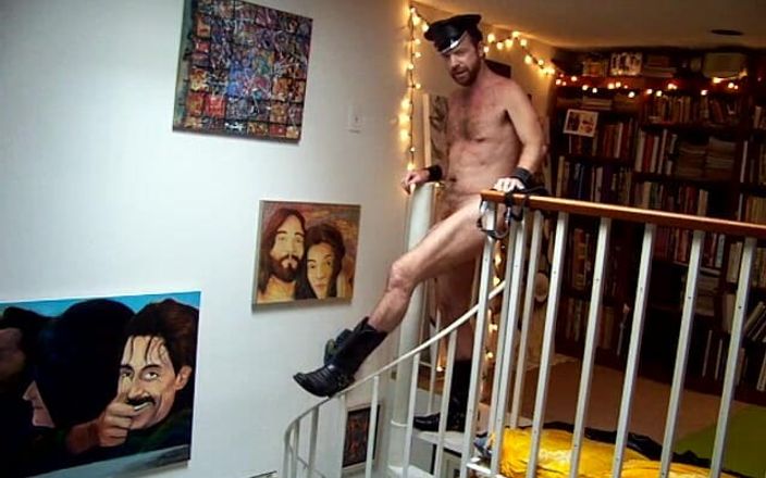 Hairyartist: Hairyartist- kåt showoff fyller hans håriga hål