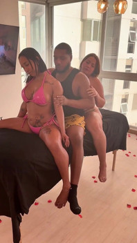 Family Taboo. Stepmom Receives Massage by Her Stepson with Risky Cum. Ep3