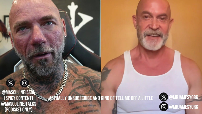 Raw and Uncensored with Masculine Jason: Porn Star Confessions - James York (episodio 214)