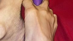 Naelor: 2.melove Playing with Her Dildo Friend with Her Small Feet