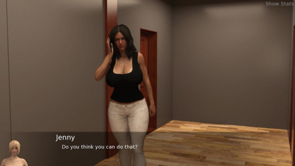 Porny Games: Project hete vrouw - rondborstige babe leert zwemmen (29)