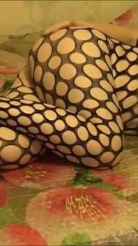 Evening in a fishnet stocking