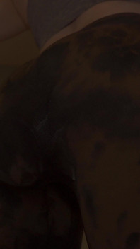 Showing off My Cum Filled Hole