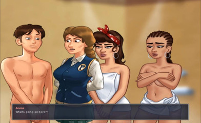 Hentai World: Summertime Saga - Awek panas Lopez Martinez bermain dengan saya di...